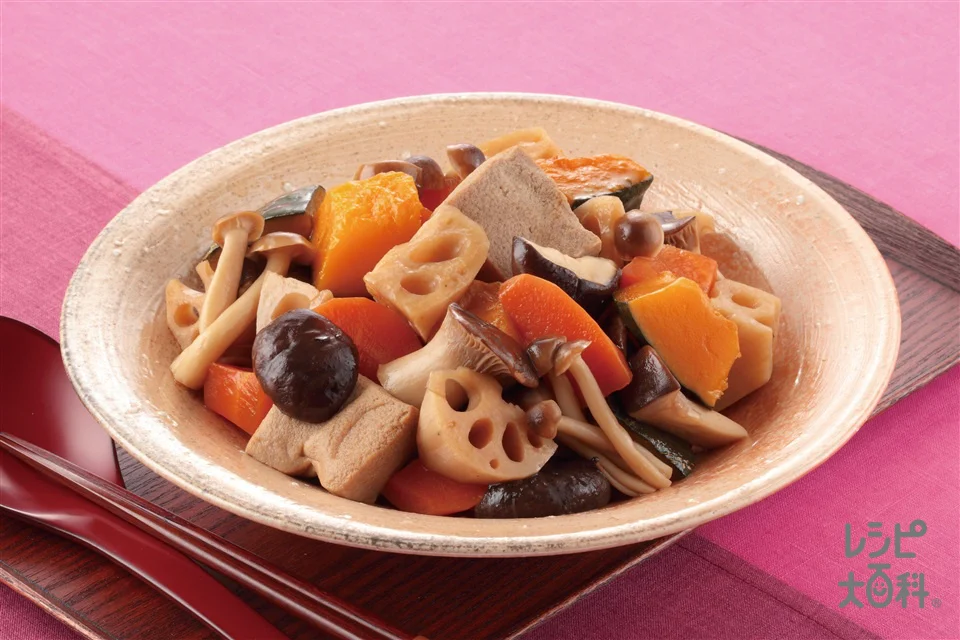秋野菜の煮しめ