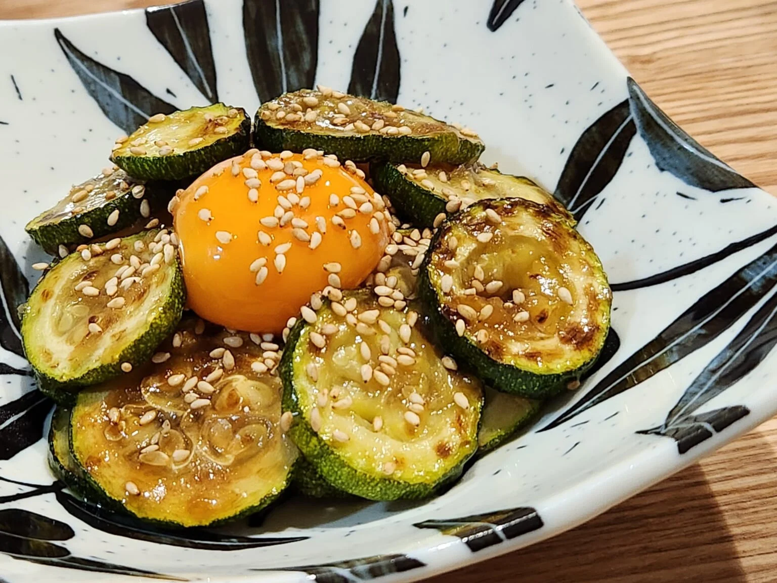 ズッキーニの照り焼き