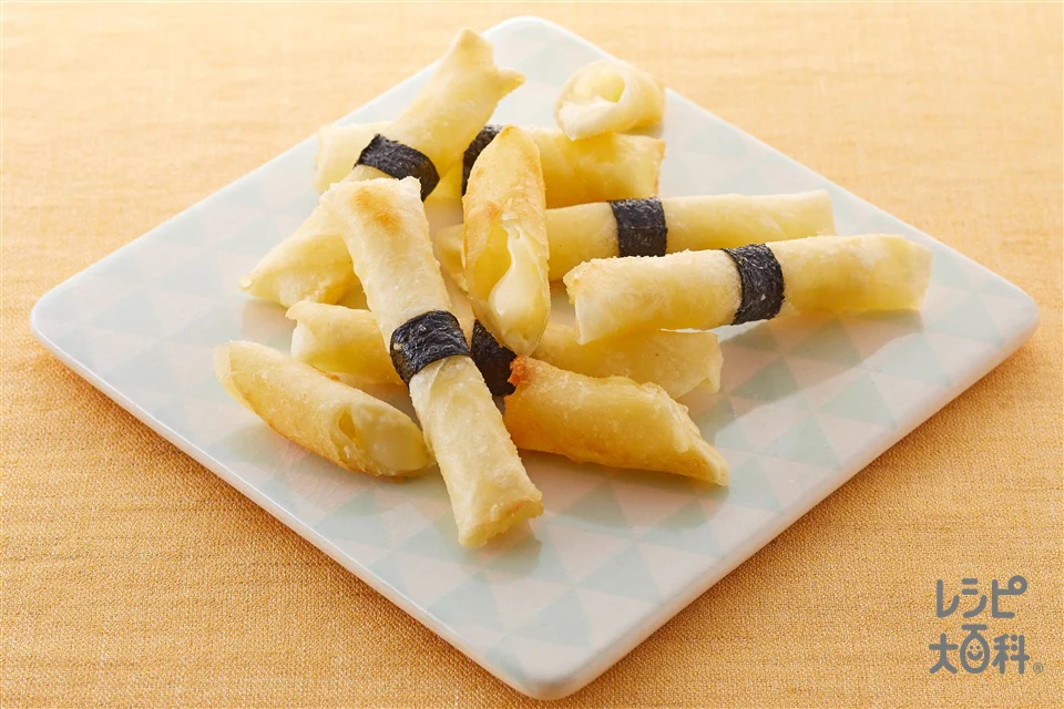 プロセスチーズのスティック春巻