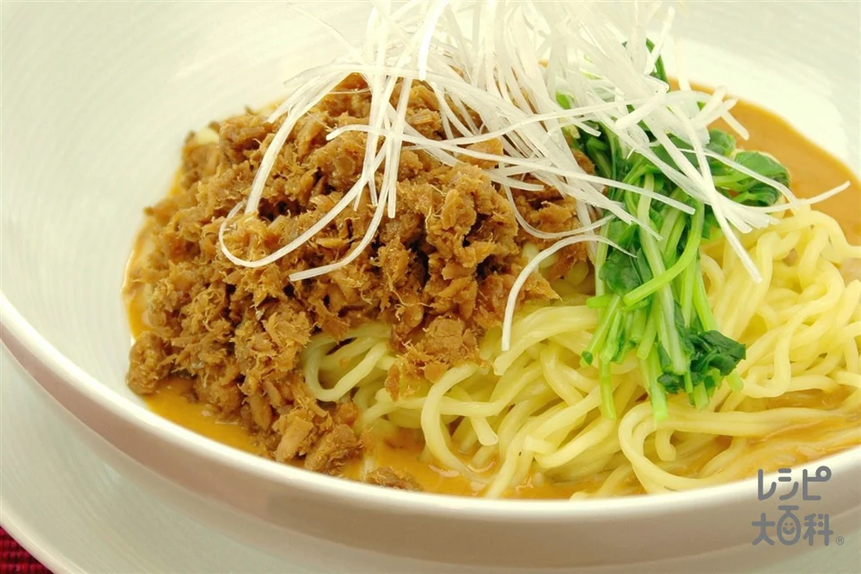 あじの汁なし担々麺