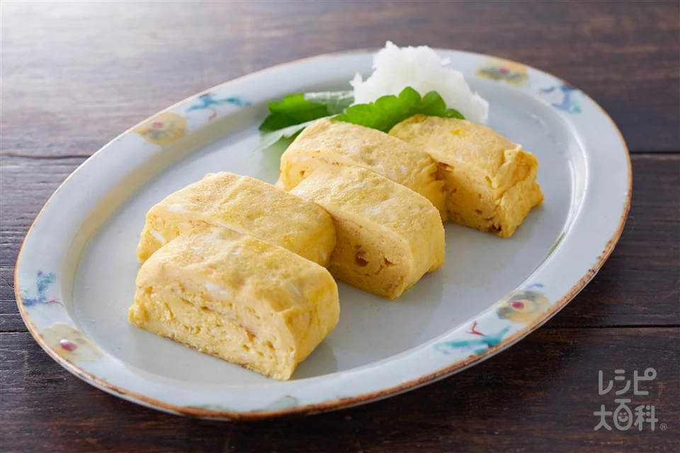 カルシウム強化のだし巻き玉子