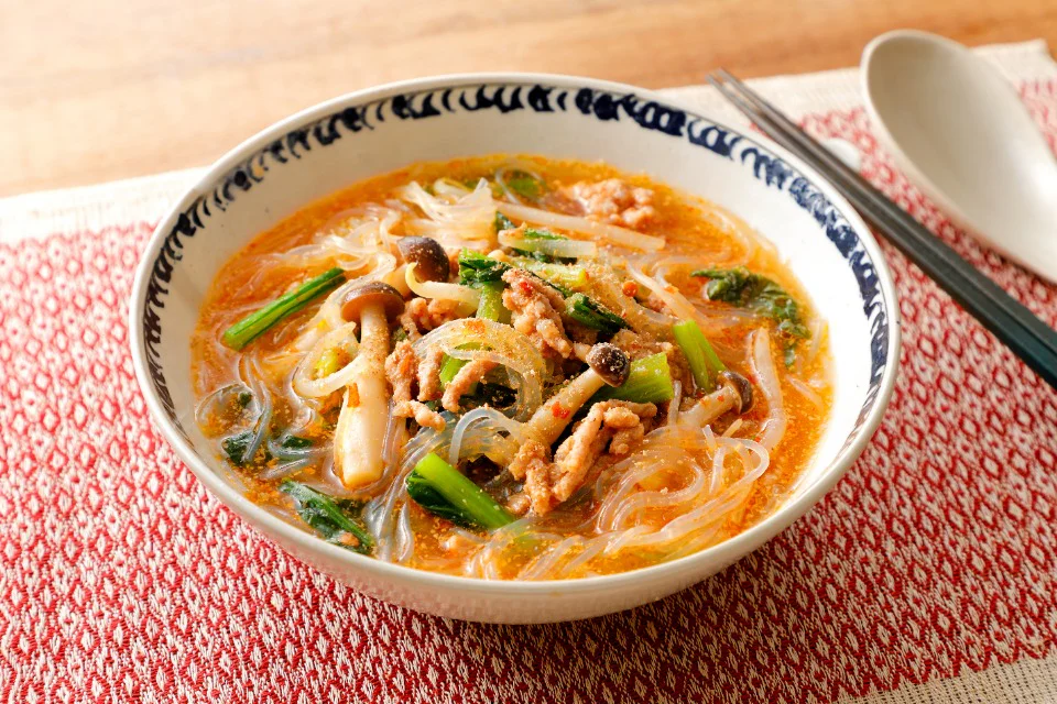 レンジで麻辣湯