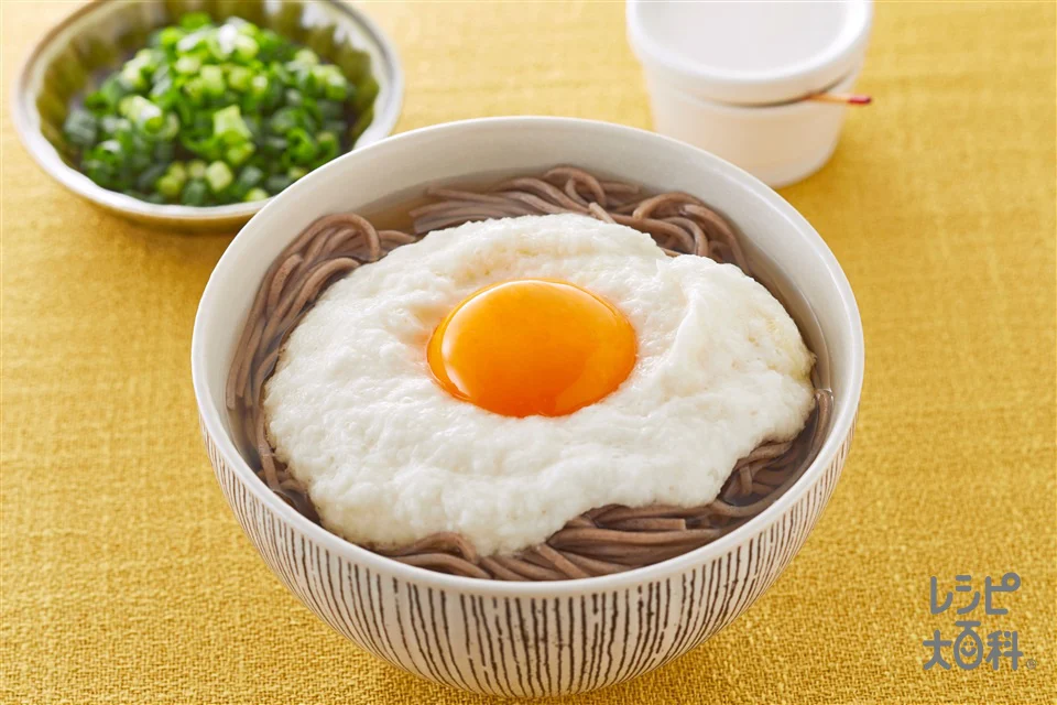 温かいとろろそば