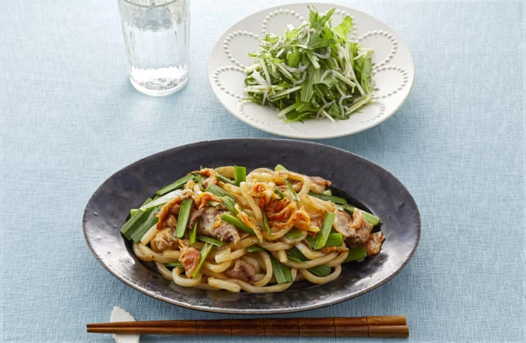 豚キムチうどんの献立