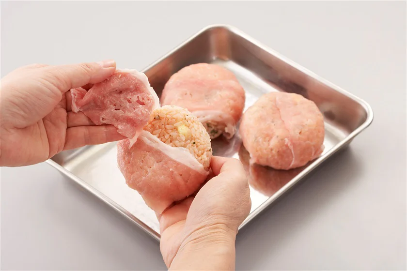 2種の肉巻きおにぎりのつくり方_3_1