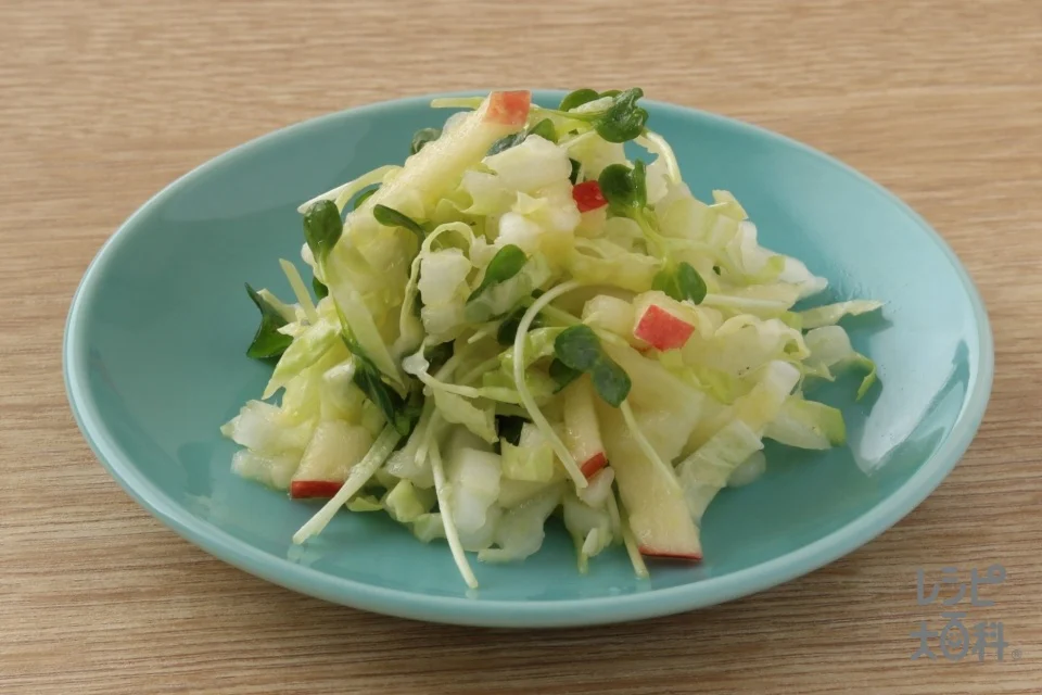 白菜とりんごのシャキシャキサラダ
