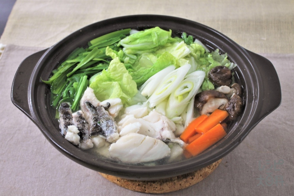 めちゃうまタラと白菜の鶏がら鍋の作り方 | レシピ |【味の素パーク】