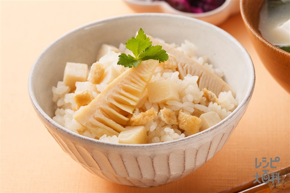 たけのこのだし炊きご飯