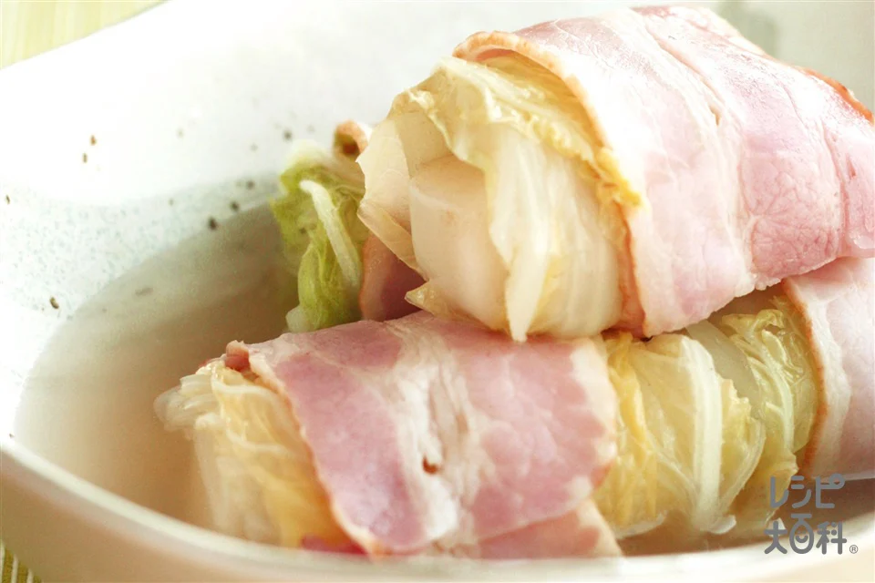 餅の白菜巻き