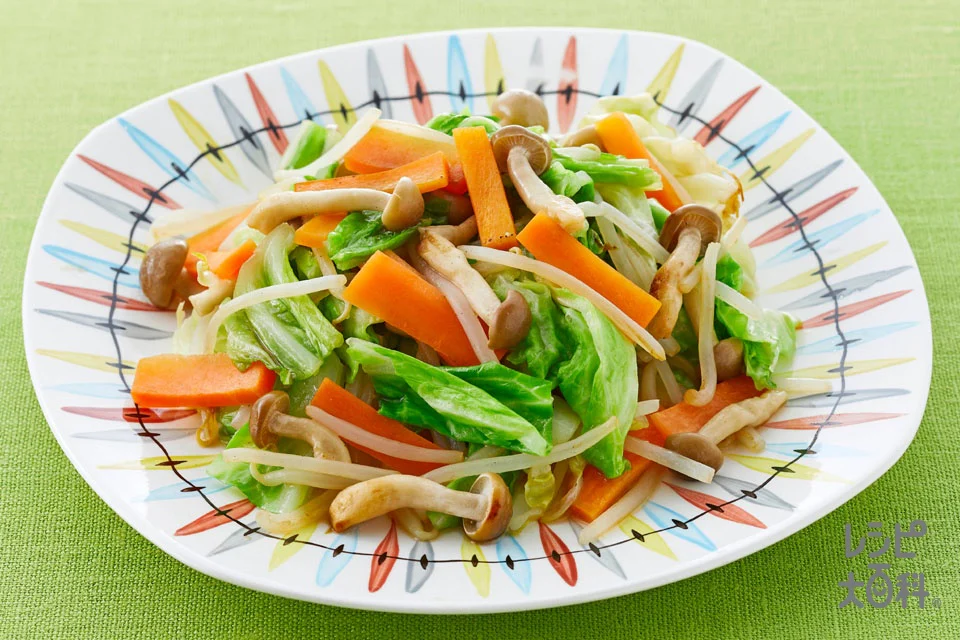 レンジで作る!うま塩「野菜炒めず」