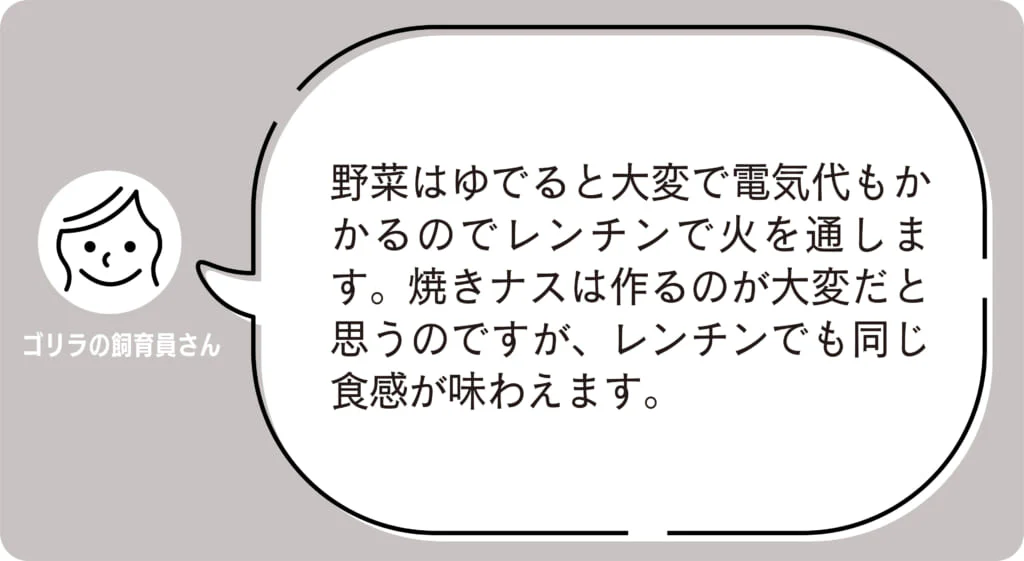 ゴリラの飼育員 さん