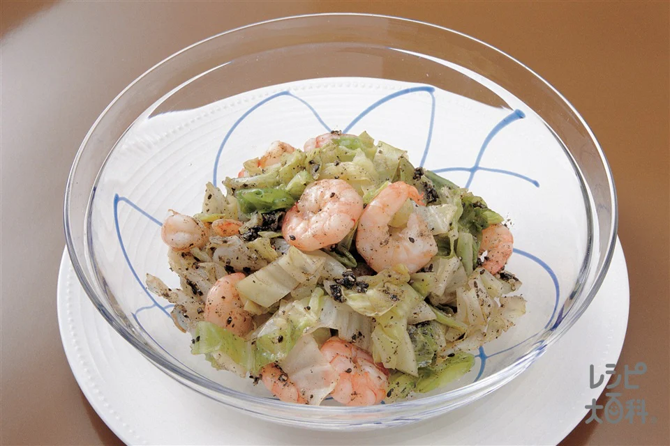 キャベツのごましょうゆあえ