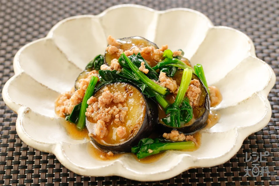 揚げなす風～肉と野菜のとろとろ中華餡～