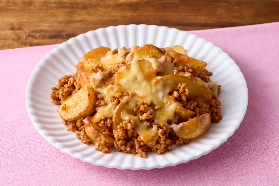 ひき肉のじゃがチーズ焼き