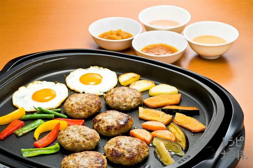 野菜も一緒に!ハンバーグパーティ