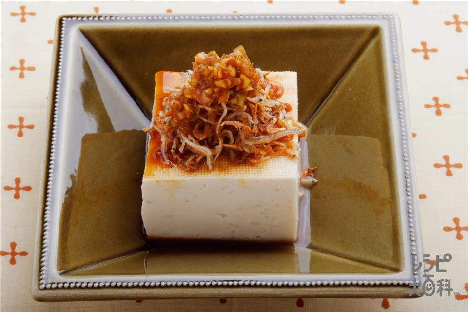 豆腐のカリカリトッピング