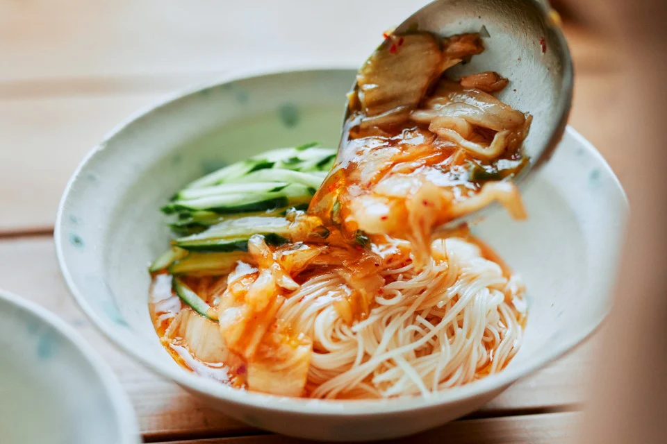 冷麺風キムチそうめんのつくり方_4_1