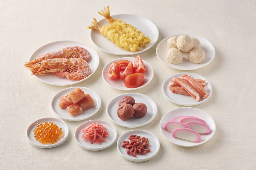 新春を祝う「紅」食材のアイデア