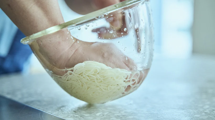 虎の巻 其ノ三 冷水で揉み洗いすることで「のどばしり」に差がつく