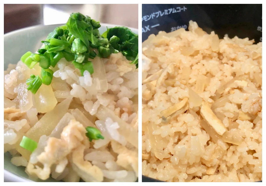 楠田さんのおすすめレシピ☆「ほんだし®大根ご飯」