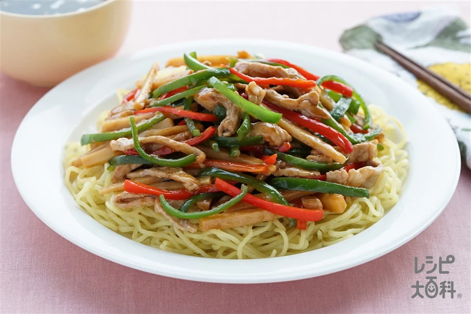 豚肉でつくる！青椒肉絲麺