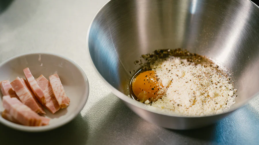 虎の巻 其ノ二 生クリームや牛乳がなくても濃厚カルボナーラは作れる!