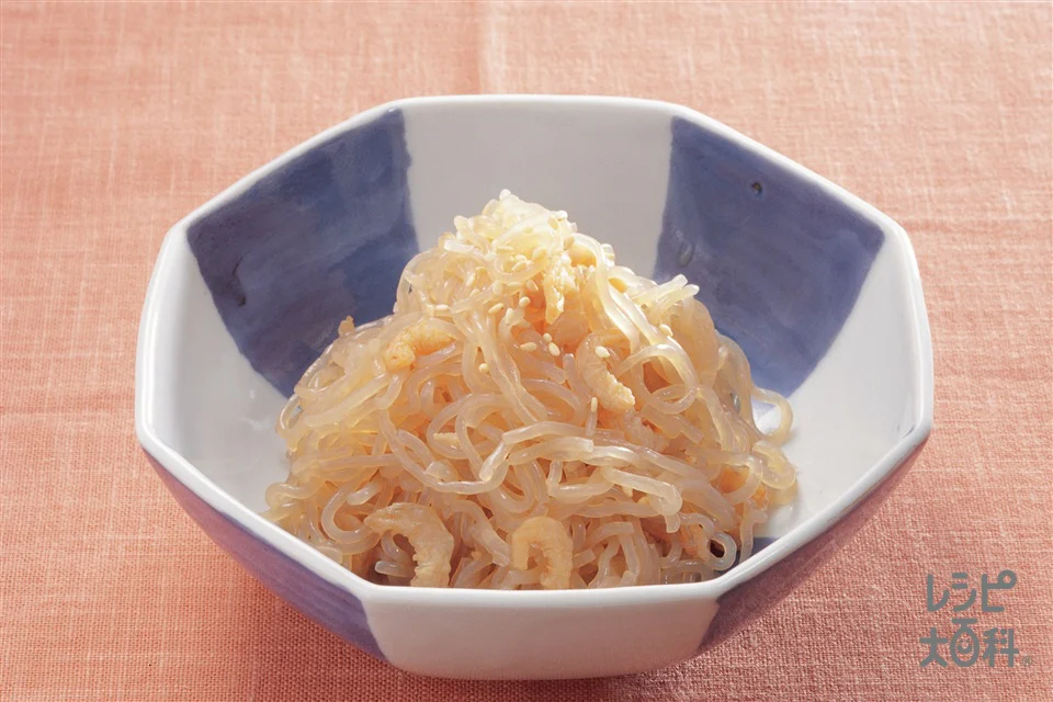 しらたきと干しえびのいり煮