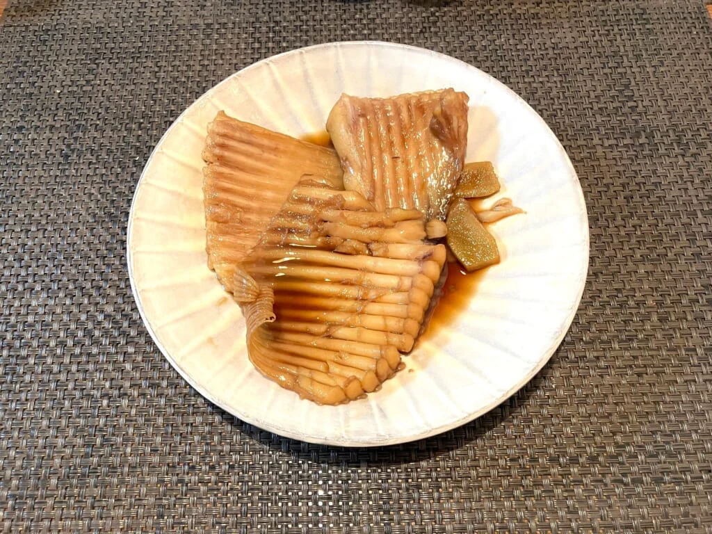 カスベの煮付け