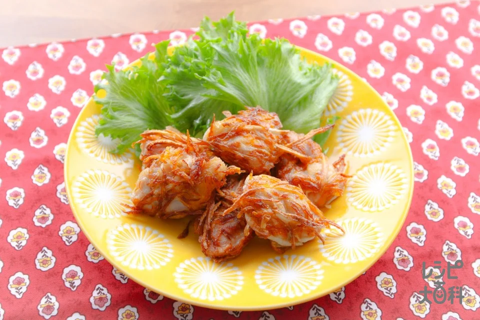野菜の皮でパリパリ唐揚げ