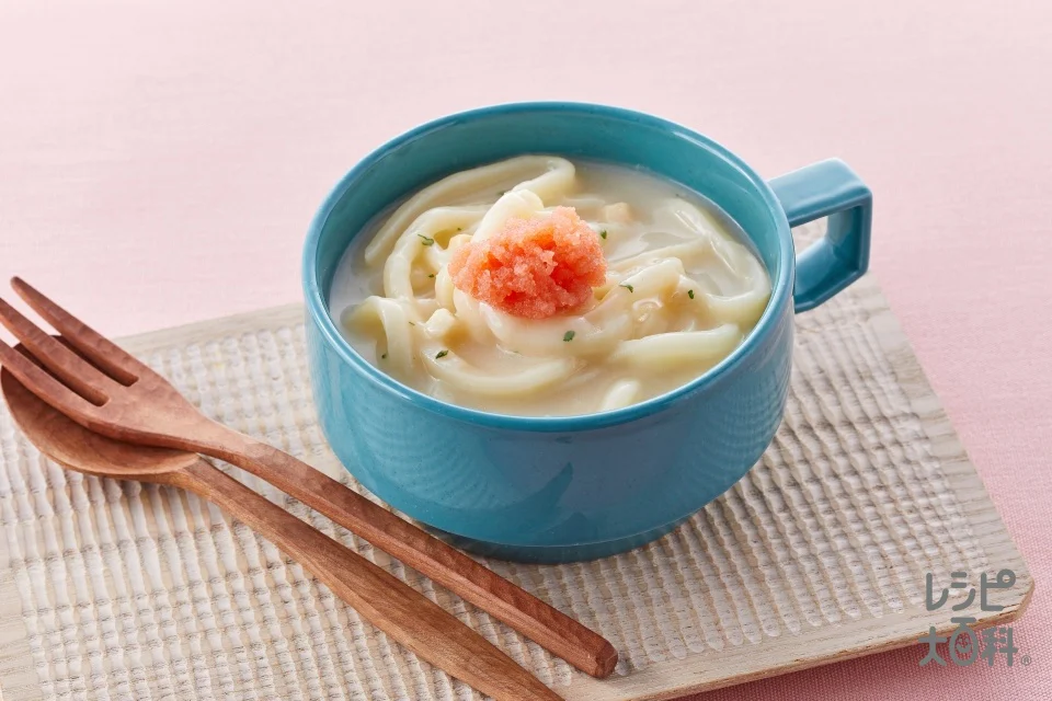 たらこ de クリーミーうどん 