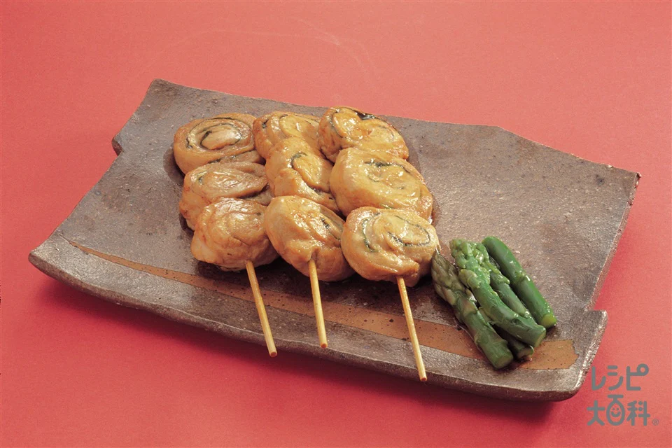 鶏ささ身の串焼き