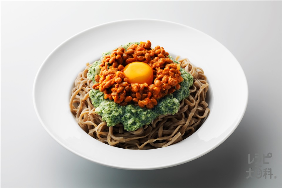 茶とろ納豆そば