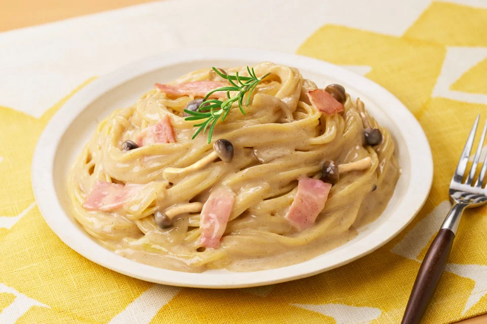 お手軽クリームパスタ