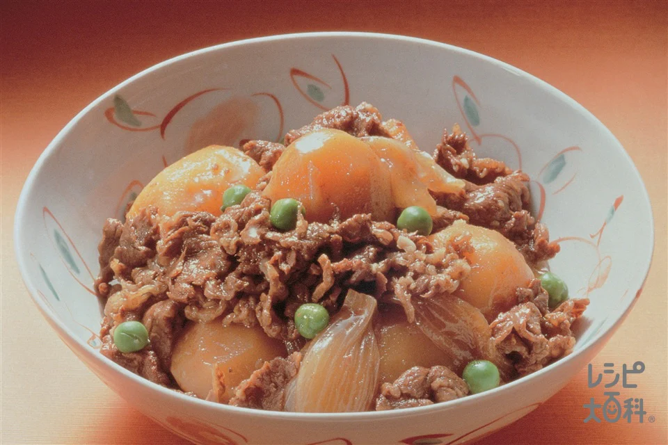 グリンピース入り肉じゃが