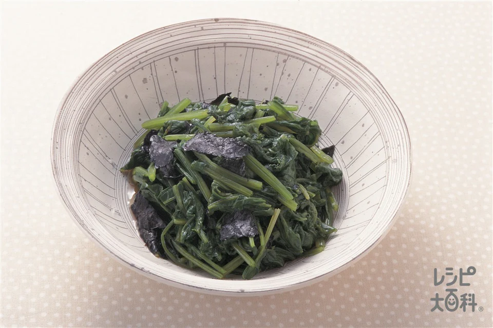 ほうれん草の磯辺あえ
