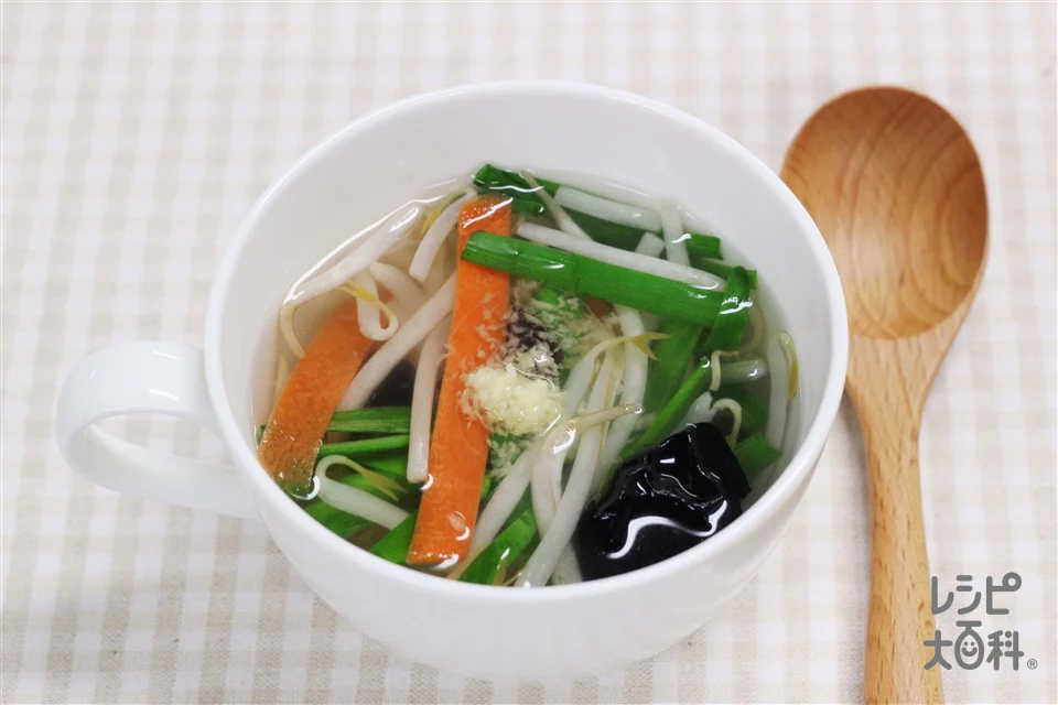 野菜たっぷり丸鶏生姜スープ やってみ!!