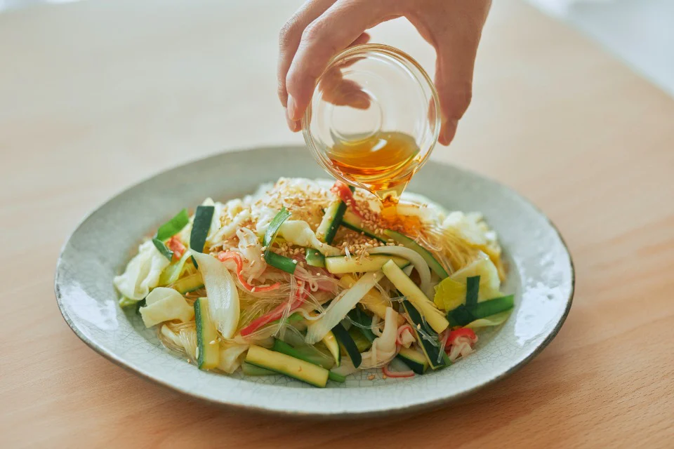 かにかまと野菜のレンジ春雨のつくり方_4_2