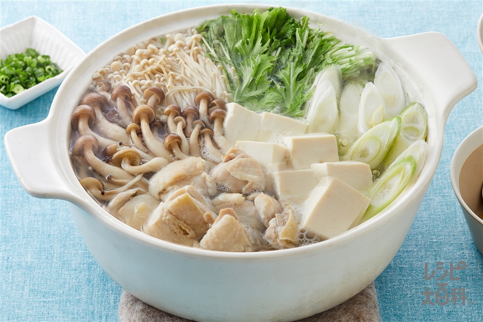 鶏のうま味が効いてる！水炊き