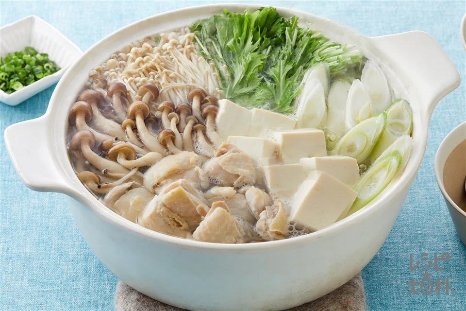 鶏のうま味が効いてる！水炊き