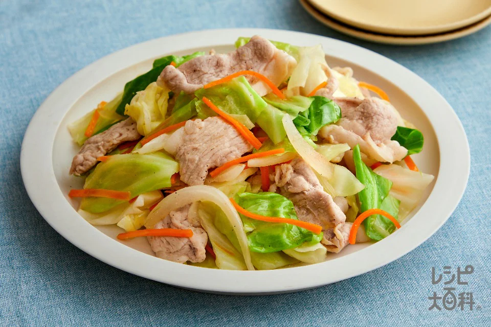 豚肉とキャベツの簡単コンソメ炒め