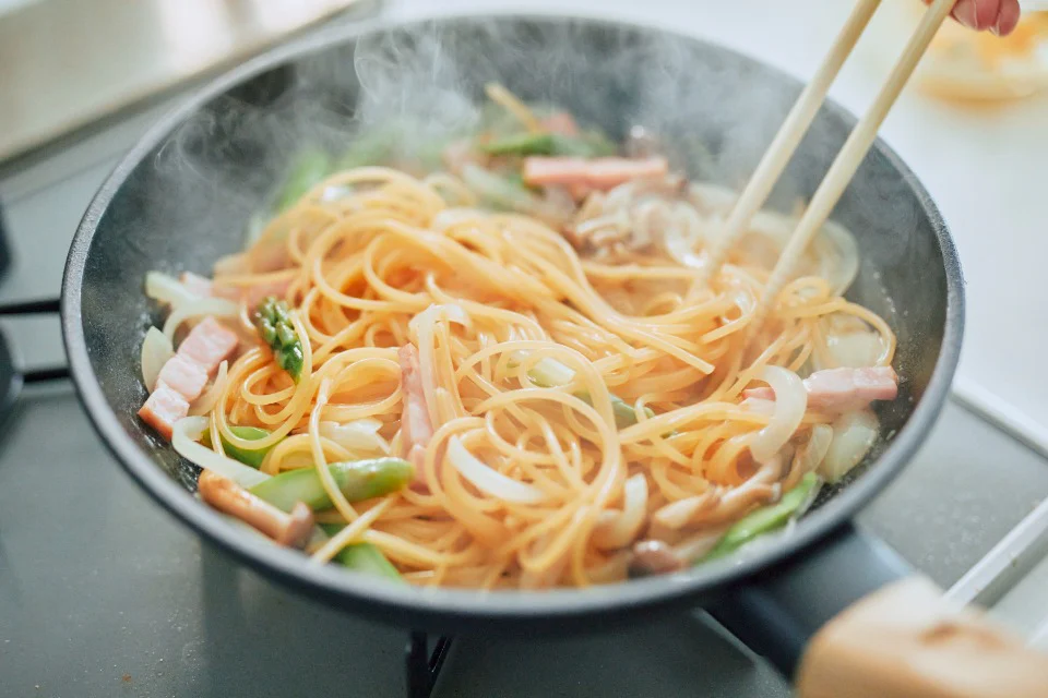 具たっぷり豆乳クリームパスタのつくり方_4_1
