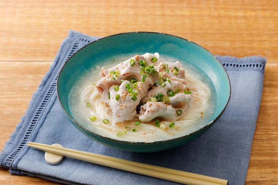白湯そうめん