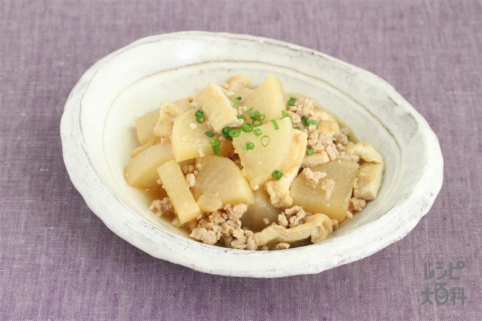 大根のそぼろ煮