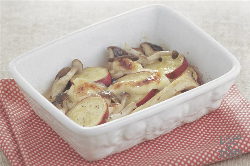 きのことさつまいものマヨ焼き
