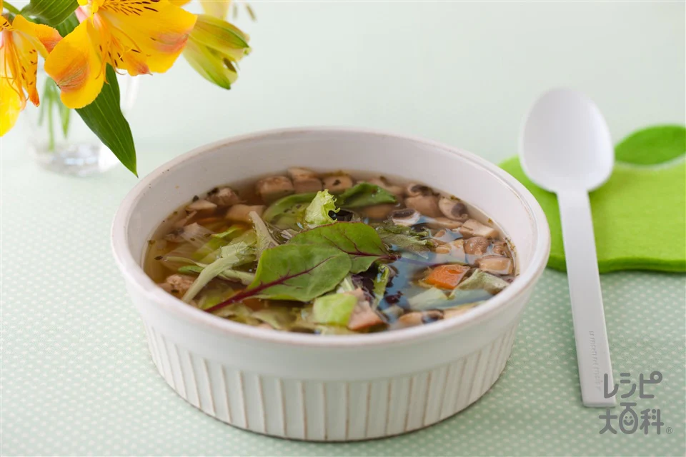 たっぷり野菜のサラダスープ