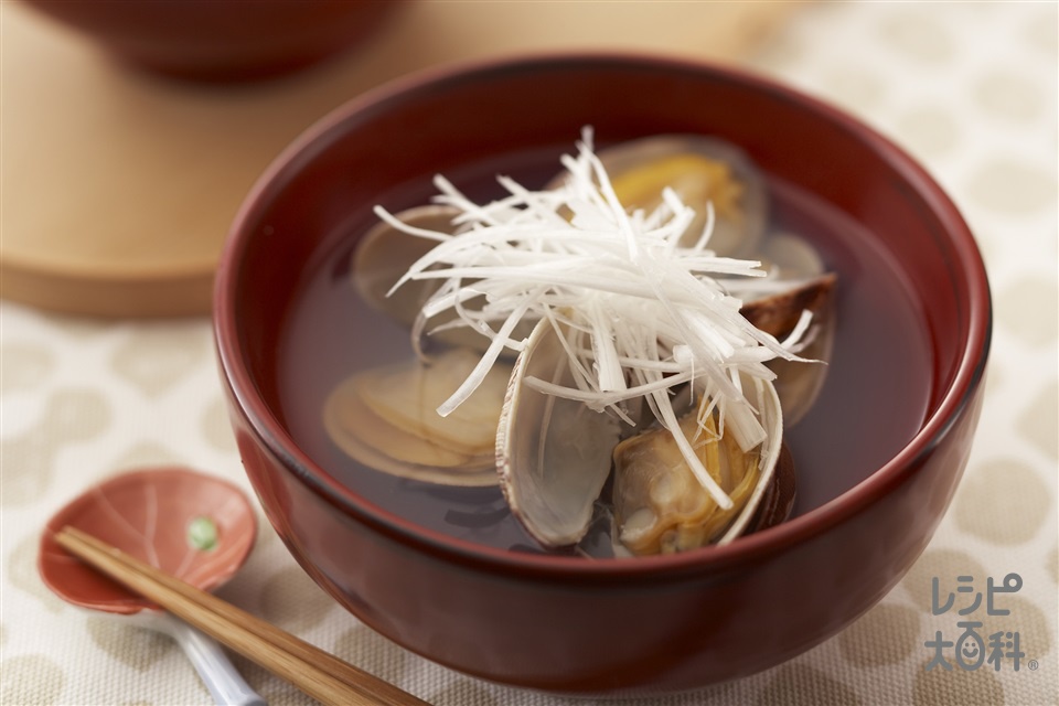貝の吸いもの
