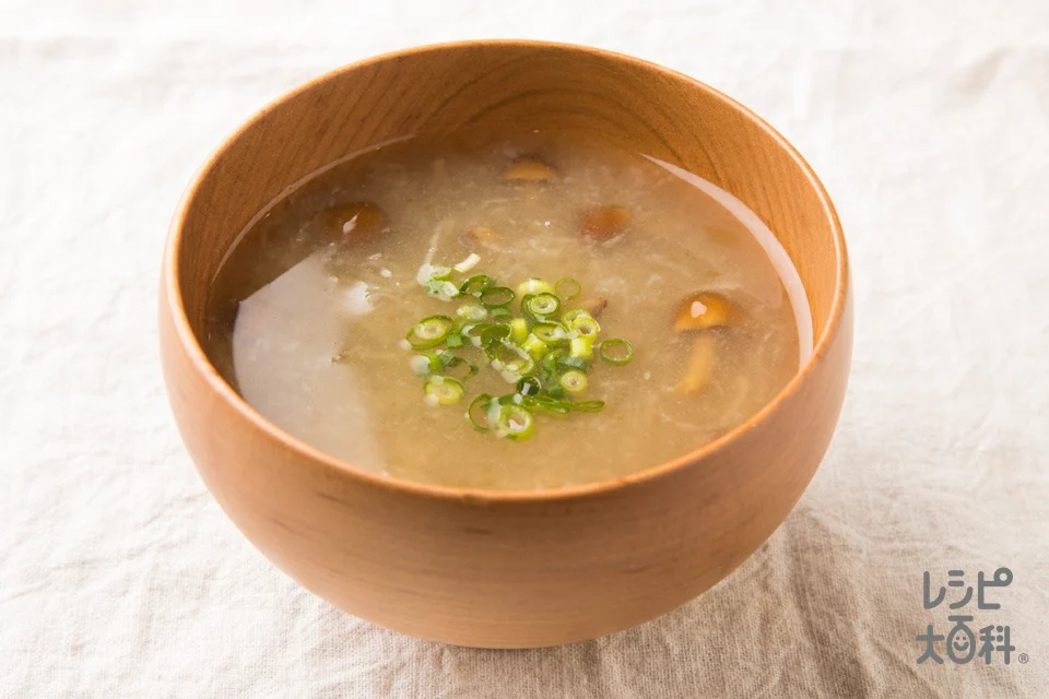なめこと長いものすり流し汁