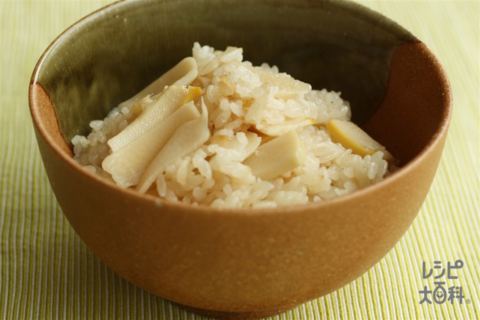 餅で簡単たけのこご飯 おこわ風