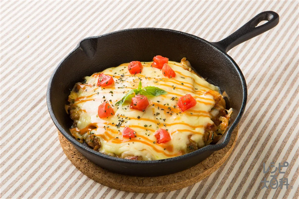 ピザ風お好み焼き