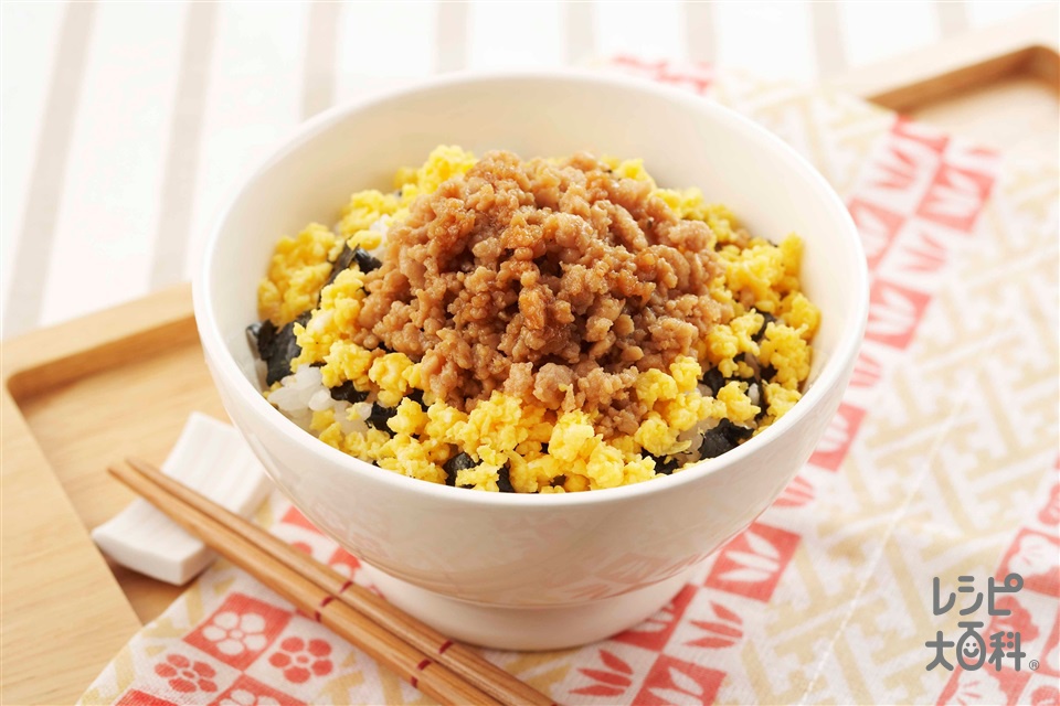More様確認用 鶏そぼろ丼の作り方 | レシピ |【味の素パーク】